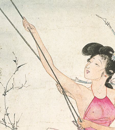 黑龙江-胡也佛的仕女画和最知名的金瓶梅秘戏图